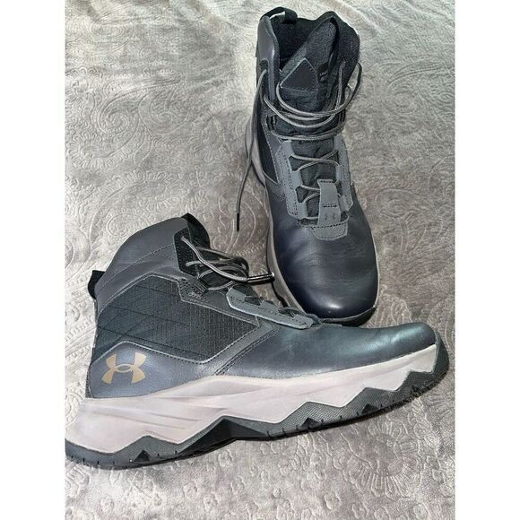 Under Armour UA Stellar G2 6" Boots 3025578 Tactical Gray Boot Men’s size 10 - Picture 4 of 11